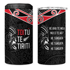 Aotearoa Toitu Te Tiriti 4 in 1 Can Cooler Tumbler New Zealand Honour The Treaty