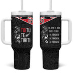 Aotearoa Toitu Te Tiriti Tumbler With Handle New Zealand Honour The Treaty