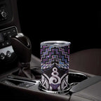 New Zealand Maori Tumbler Cup Poutama Pikorua Purple Paua Shell