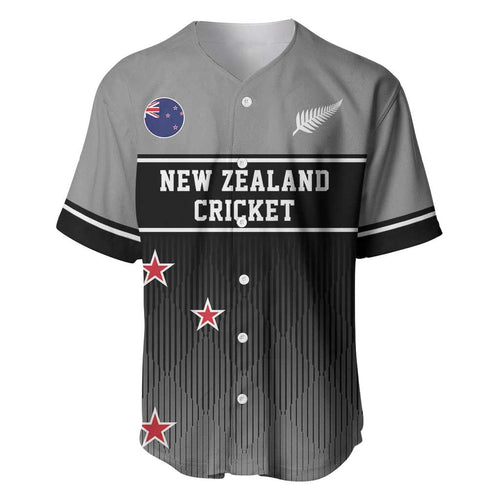 Custom New Zealand Cricket Baseball Jersey Black Cap Unbeatable