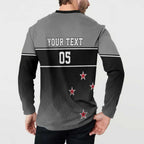 Custom New Zealand Cricket Button Sweatshirt Black Cap Unbeatable