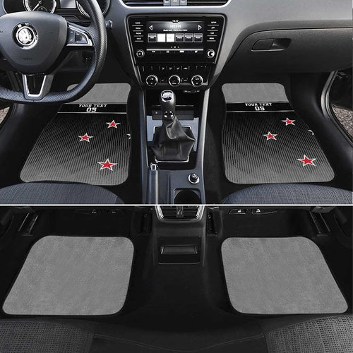 New Zealand Cricket Car Mats Black Cap Unbeatable