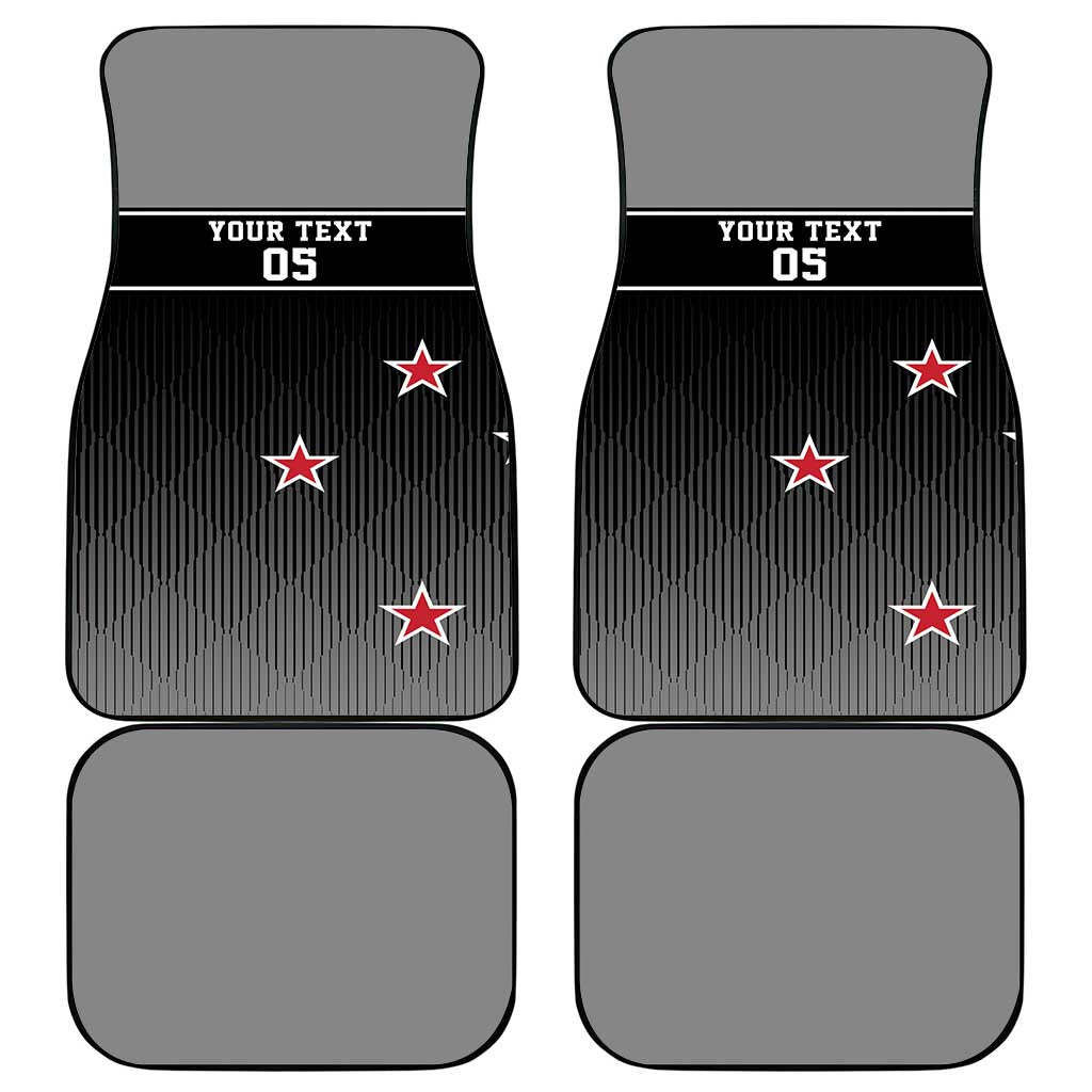 New Zealand Cricket Car Mats Black Cap Unbeatable