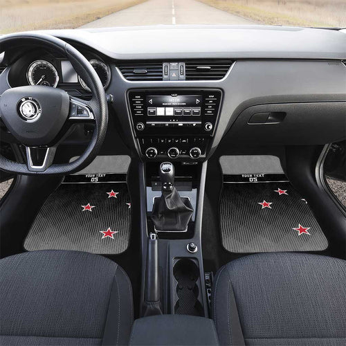 New Zealand Cricket Car Mats Black Cap Unbeatable