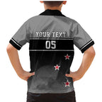 Custom New Zealand Cricket Family Matching Mermaid Dress and Hawaiian Shirt Black Cap Unbeatable