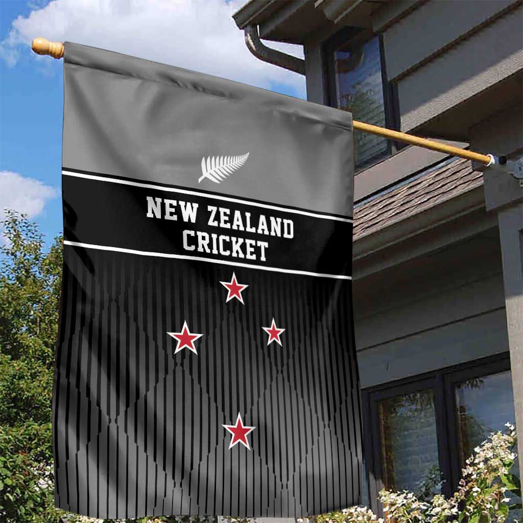 New Zealand Cricket Garden Flag Black Cap Unbeatable