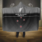 New Zealand Cricket Hooded Blanket Black Cap Unbeatable