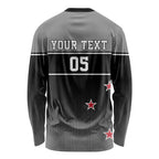 Custom New Zealand Cricket Long Sleeve Shirt Black Cap Unbeatable