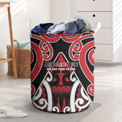 New Zealand Maori Language Week Laundry Basket Mo Ake Tonu Te Reo