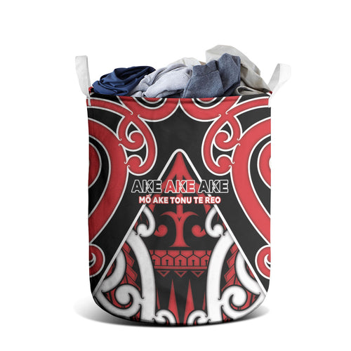 New Zealand Maori Language Week Laundry Basket Mo Ake Tonu Te Reo
