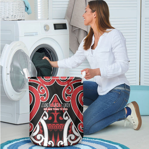 New Zealand Maori Language Week Laundry Basket Mo Ake Tonu Te Reo