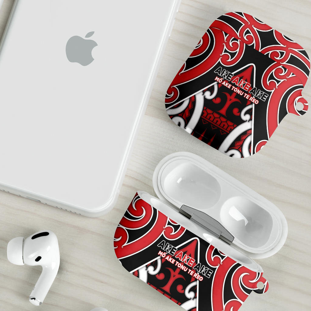 New Zealand Maori Language Week AirPods Case Mo Ake Tonu Te Reo