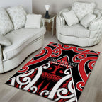 New Zealand Maori Language Week Area Rug Mo Ake Tonu Te Reo