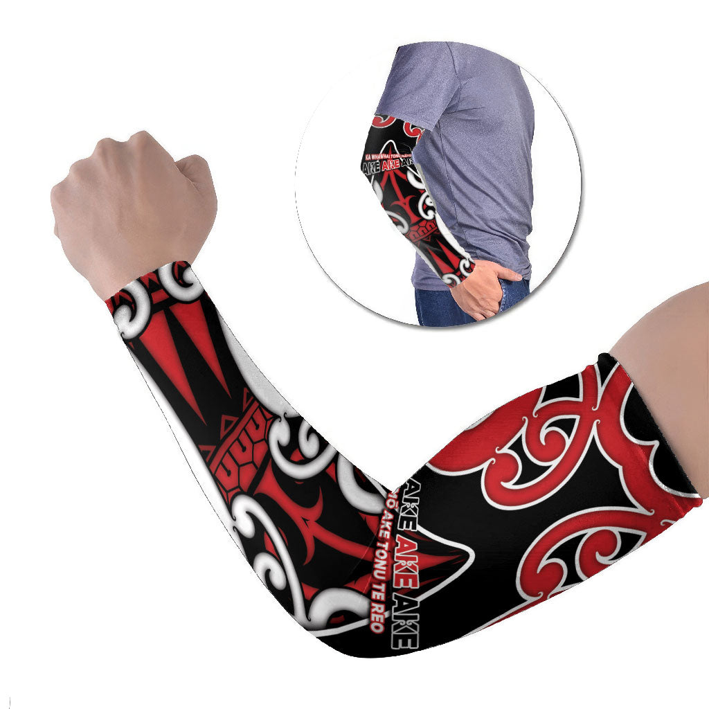 New Zealand Maori Language Week Arm Sleeves Mo Ake Tonu Te Reo