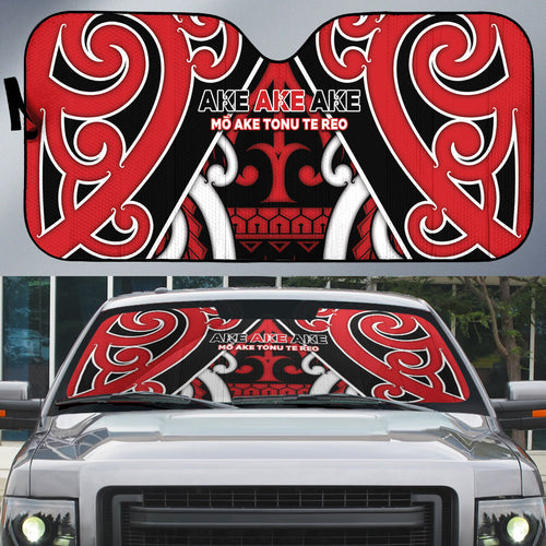 New Zealand Maori Language Week Auto Sun Shade Mo Ake Tonu Te Reo