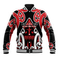 New Zealand Maori Language Week Baseball Jacket Mo Ake Tonu Te Reo