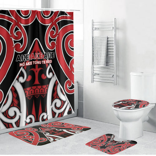 New Zealand Maori Language Week Bathroom Set Mo Ake Tonu Te Reo