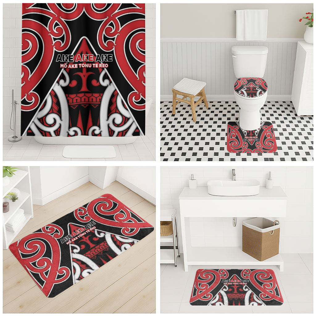New Zealand Maori Language Week Bathroom Set Mo Ake Tonu Te Reo