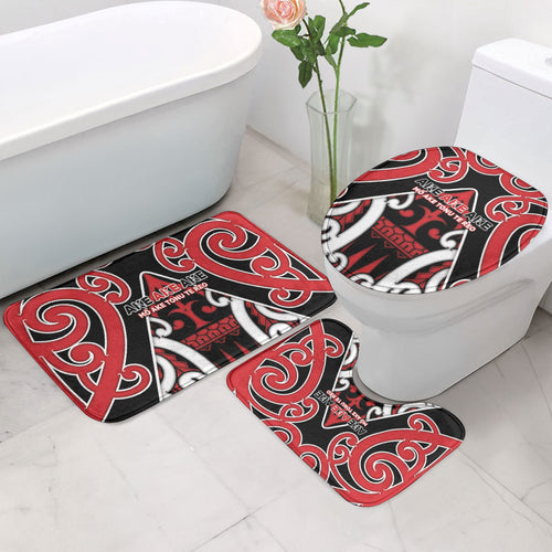 New Zealand Maori Language Week Bathroom Set Mo Ake Tonu Te Reo