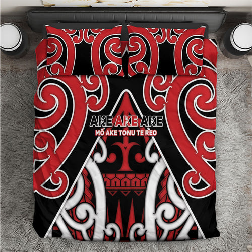 New Zealand Maori Language Week Bedding Set Mo Ake Tonu Te Reo