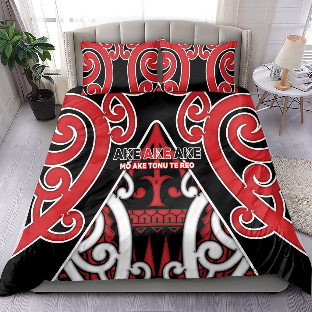 New Zealand Maori Language Week Bedding Set Mo Ake Tonu Te Reo