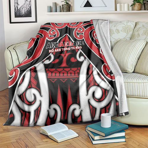 New Zealand Maori Language Week Blanket Mo Ake Tonu Te Reo