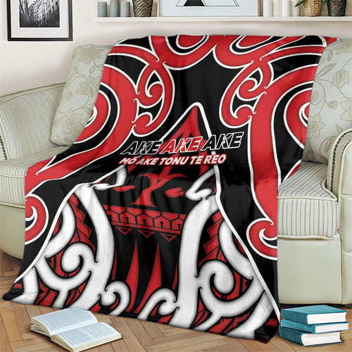New Zealand Maori Language Week Blanket Mo Ake Tonu Te Reo