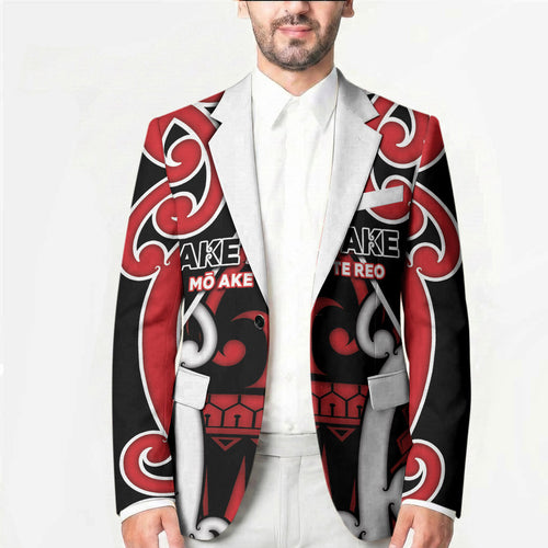 New Zealand Maori Language Week Blazer Mo Ake Tonu Te Reo