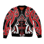 New Zealand Maori Language Week Bomber Jacket Mo Ake Tonu Te Reo