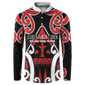 New Zealand Maori Language Week Button Sweatshirt Mo Ake Tonu Te Reo