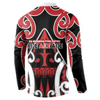 New Zealand Maori Language Week Button Sweatshirt Mo Ake Tonu Te Reo
