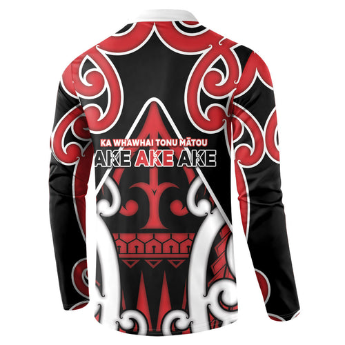 New Zealand Maori Language Week Button Sweatshirt Mo Ake Tonu Te Reo