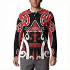 New Zealand Maori Language Week Button Sweatshirt Mo Ake Tonu Te Reo