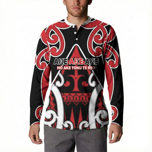New Zealand Maori Language Week Button Sweatshirt Mo Ake Tonu Te Reo