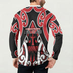 New Zealand Maori Language Week Button Sweatshirt Mo Ake Tonu Te Reo