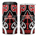 New Zealand Maori Language Week 4 in 1 Can Cooler Tumbler Mo Ake Tonu Te Reo