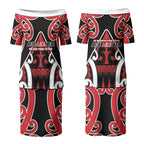 New Zealand Maori Language Week Couples Matching Puletasi and Long Sleeve Button Shirt Mo Ake Tonu Te Reo
