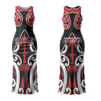 New Zealand Maori Language Week Couples Matching Tank Maxi Dress and Hawaiian Shirt Mo Ake Tonu Te Reo