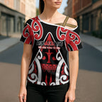 New Zealand Maori Language Week Cross Shoulder Shirt Mo Ake Tonu Te Reo