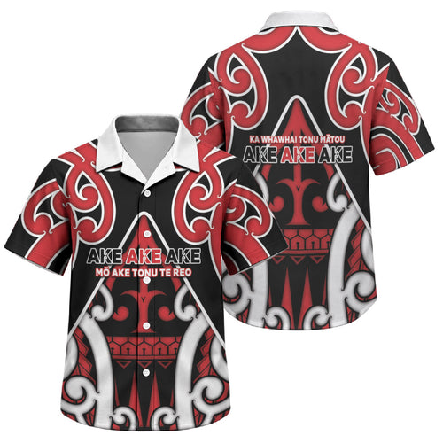 New Zealand Maori Language Week Family Matching Off Shoulder Maxi Dress and Hawaiian Shirt Mo Ake Tonu Te Reo