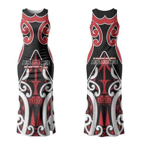 New Zealand Maori Language Week Family Matching Tank Maxi Dress and Hawaiian Shirt Mo Ake Tonu Te Reo