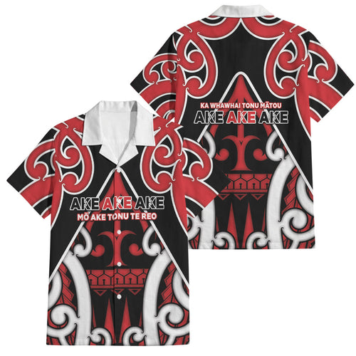 New Zealand Maori Language Week Family Matching Tank Maxi Dress and Hawaiian Shirt Mo Ake Tonu Te Reo