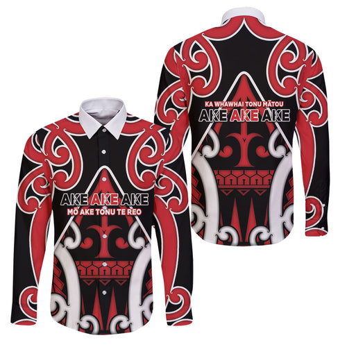 New Zealand Maori Language Week Family Matching Tank Maxi Dress and Hawaiian Shirt Mo Ake Tonu Te Reo
