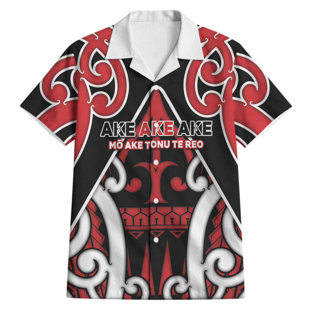 New Zealand Maori Language Week Hawaiian Shirt Mo Ake Tonu Te Reo