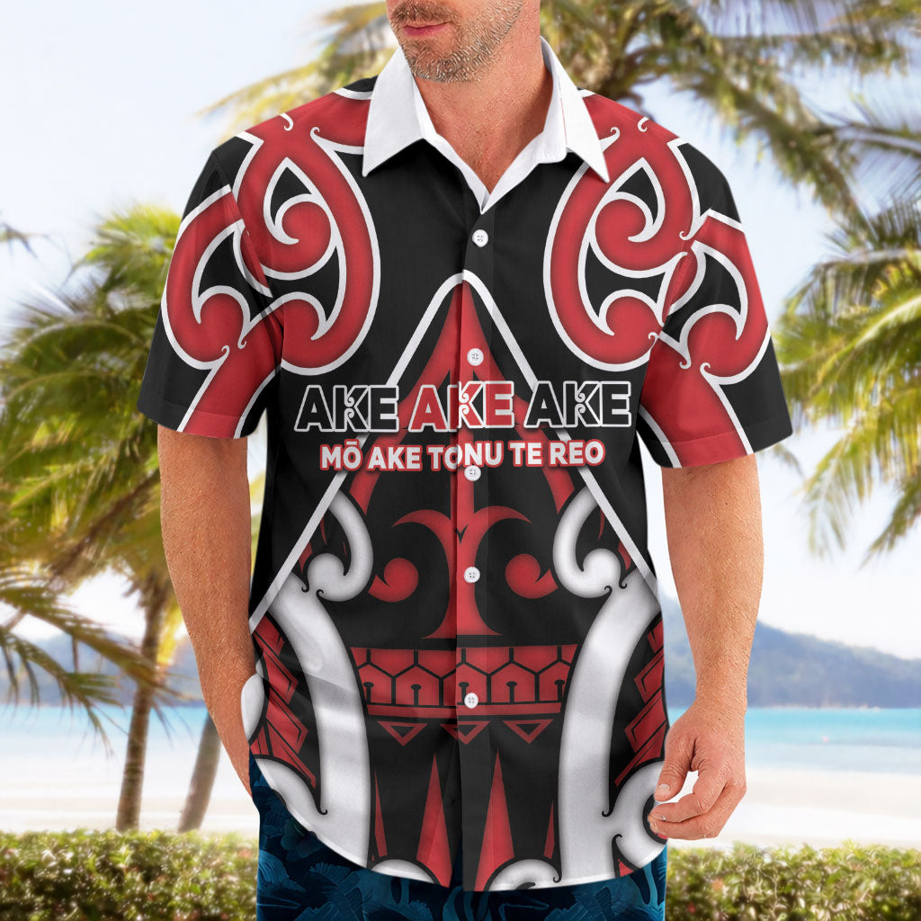 New Zealand Maori Language Week Hawaiian Shirt Mo Ake Tonu Te Reo