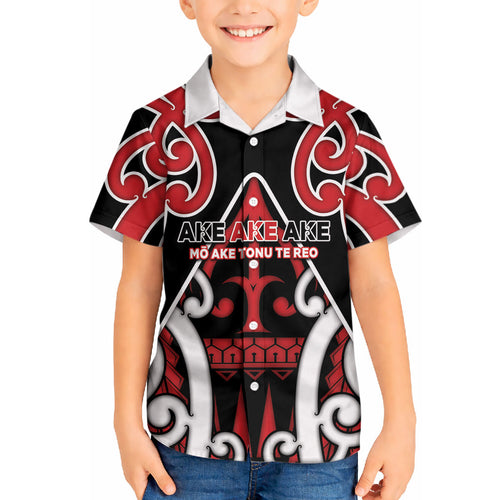 New Zealand Maori Language Week Hawaiian Shirt Mo Ake Tonu Te Reo