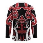 New Zealand Maori Language Week Hockey Jersey Mo Ake Tonu Te Reo