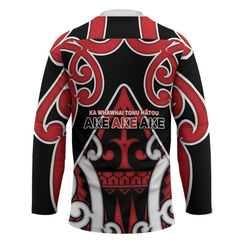 New Zealand Maori Language Week Hockey Jersey Mo Ake Tonu Te Reo