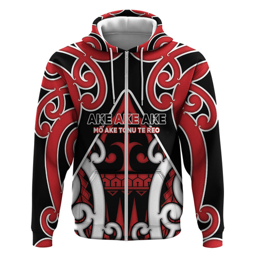 New Zealand Maori Language Week Hoodie Mo Ake Tonu Te Reo