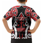 New Zealand Maori Language Week Kid Hawaiian Shirt Mo Ake Tonu Te Reo